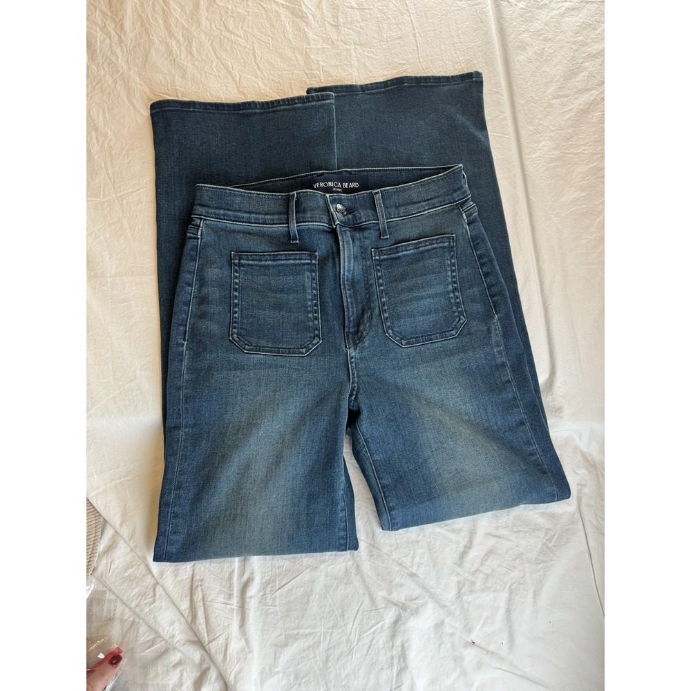 Veronica Beard Crosbie Wide leg High Rise Size 26 - Picture 8 of 12